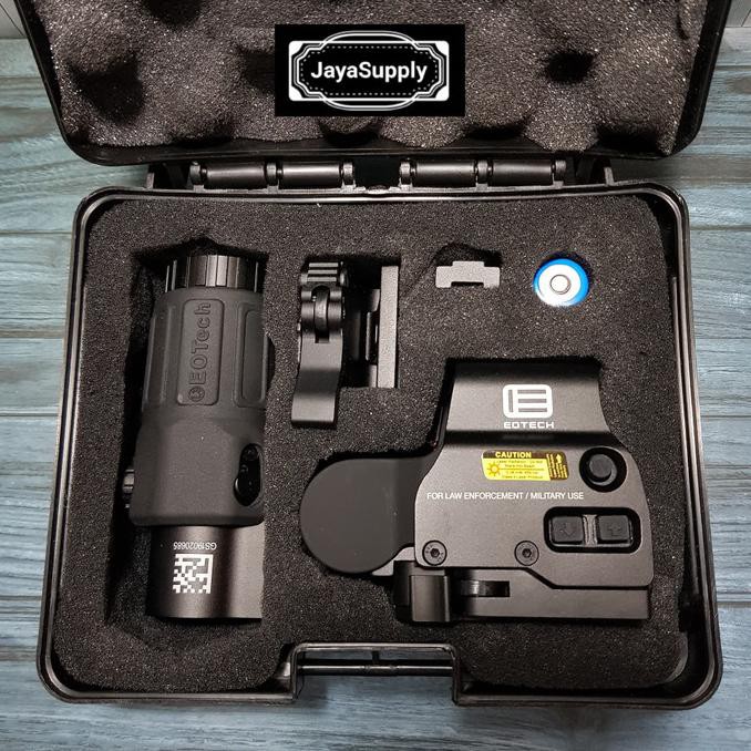 BARANG BARU EOTECH Holosight EXPS3 + G33 3x Maginifier Scope AEG GBBR M3 M2 Acog