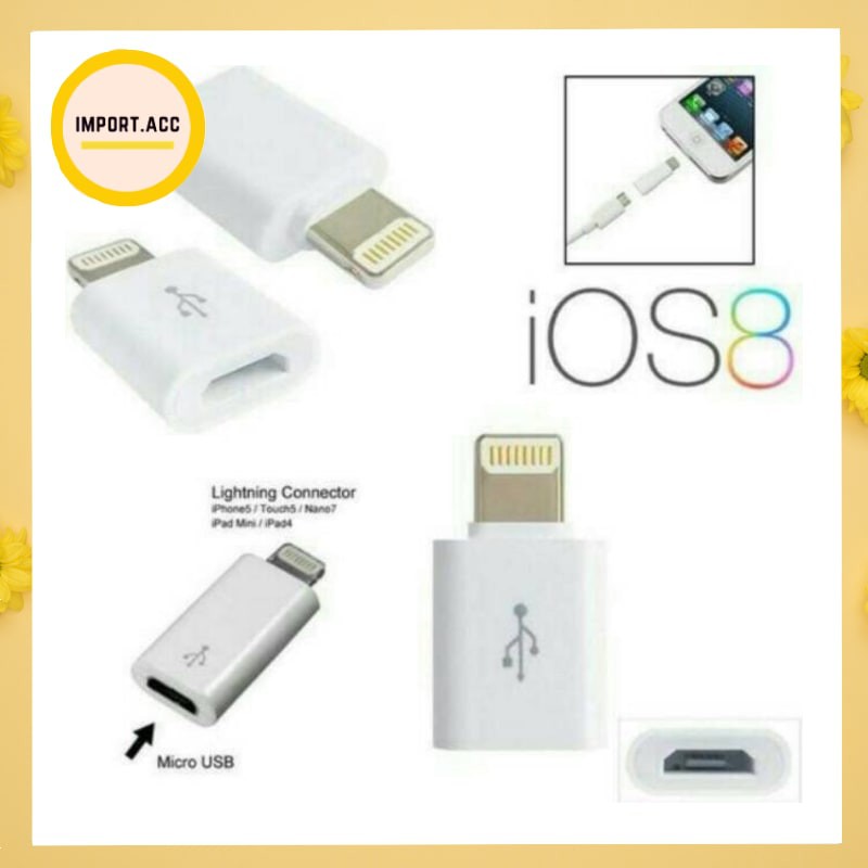 Converter Iphone 5/6/7/8/X CPV53 CONECTOR SAMBUNGAN IPHONE