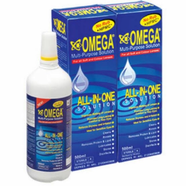 Cairan Softlens Omega All In One 500ml