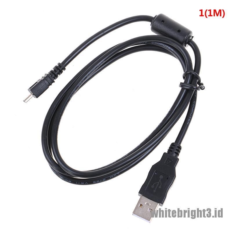 &lt; White3 &gt; Kabel Data / Charger USB 8 Pin Panjang 1m Untuk Kamera