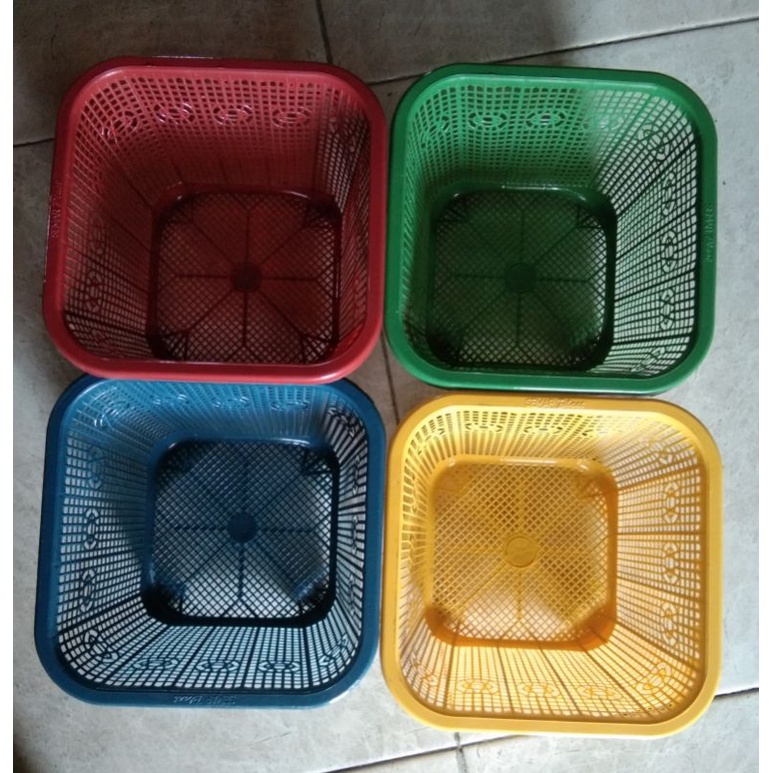 Wakul berkat Bakul besek plastik kotak bagus 12 Pcs