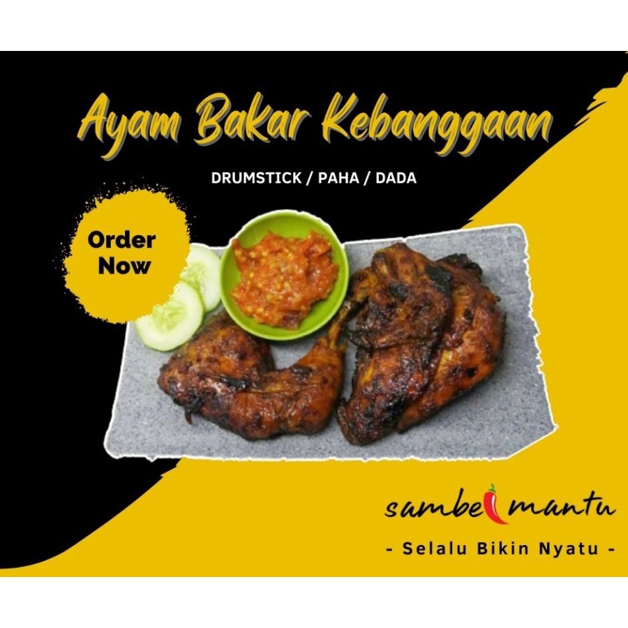

Promo Test Menu Ayam Bakar Kebanggaan | Goreng Original | Geprek Pedas