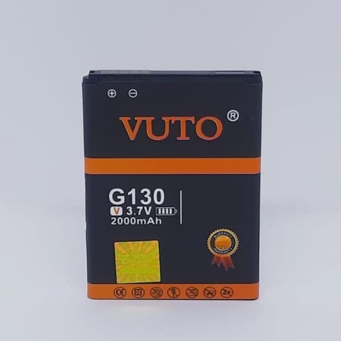 Double Power Battery Batre baterai Vuto Samsung YOUNG 2 G130H G130 S5300 5300 EB-BG130ABE STAR 2