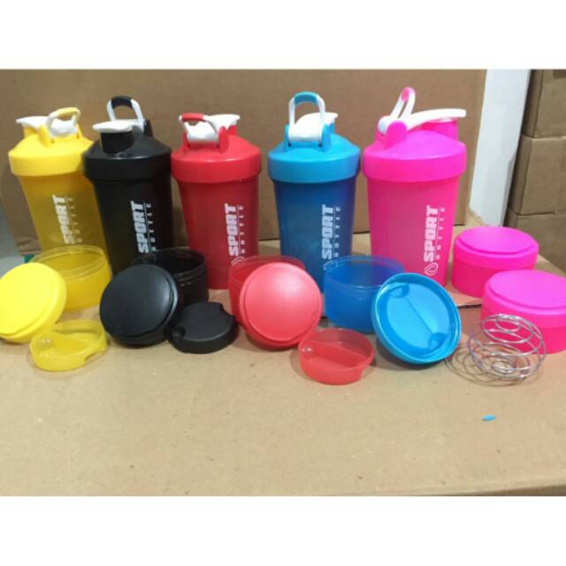 Smartshaker sportbottle untuk bawa amino.protein dan fatburn