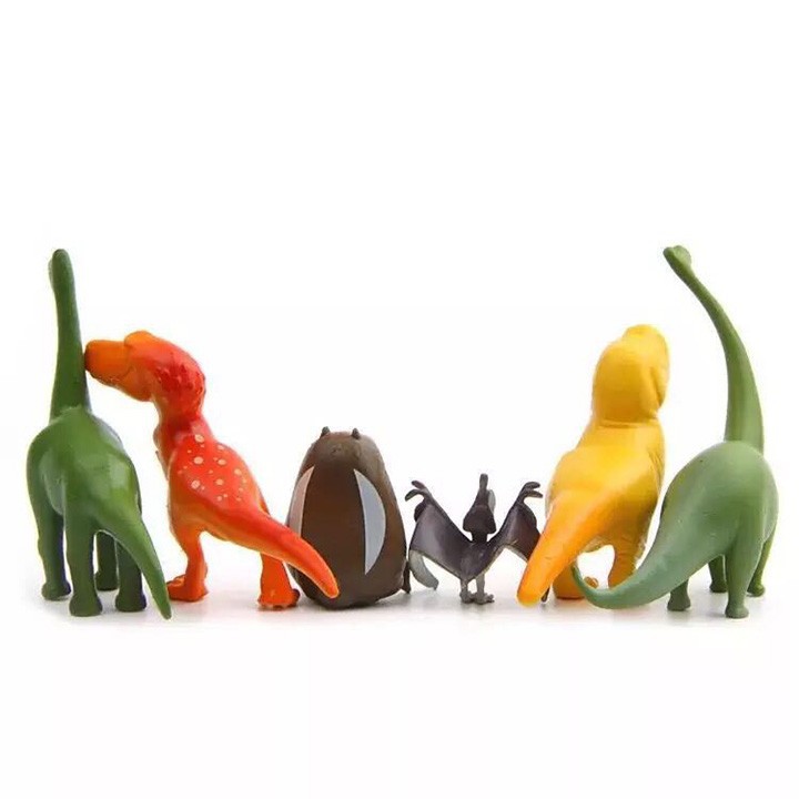 Set Mainan Anak Pajangan Figur The Good Dinosaur Dinosaurus
