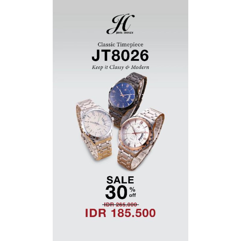 JT 8026 FOR MAN BY JIMS HONEY