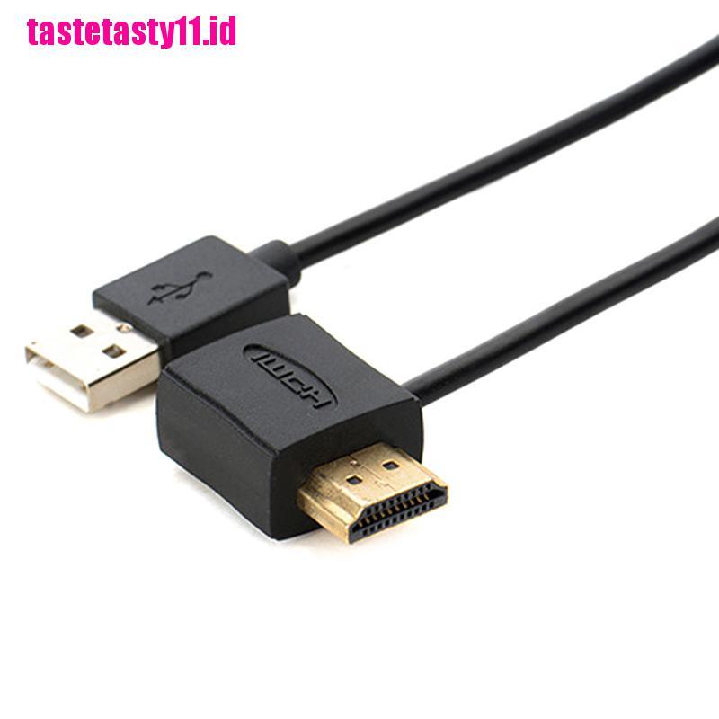 Adapter extender power Konektor usb 2.0 hdmi male to female Panjang 50cm