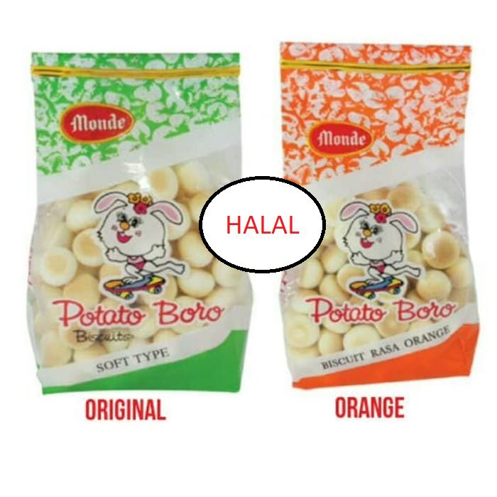 Monde Potato Boro MPASI Bayi Green Orange 110gr / snack anak / snack bayi / snack mpasi / cemilan anak / cemilan bayi / cemilan sehat / cemilan mpasi