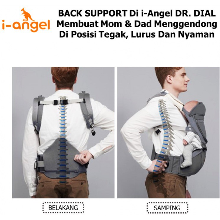 I-Angel - DR. DIAL Water Resistant Baby Carrier