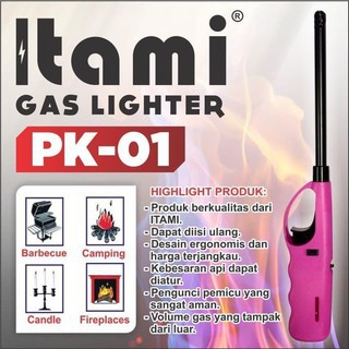 Itami Gas Lighter PK 01 Pemantik Gas Korek Api Tembak Super Murah