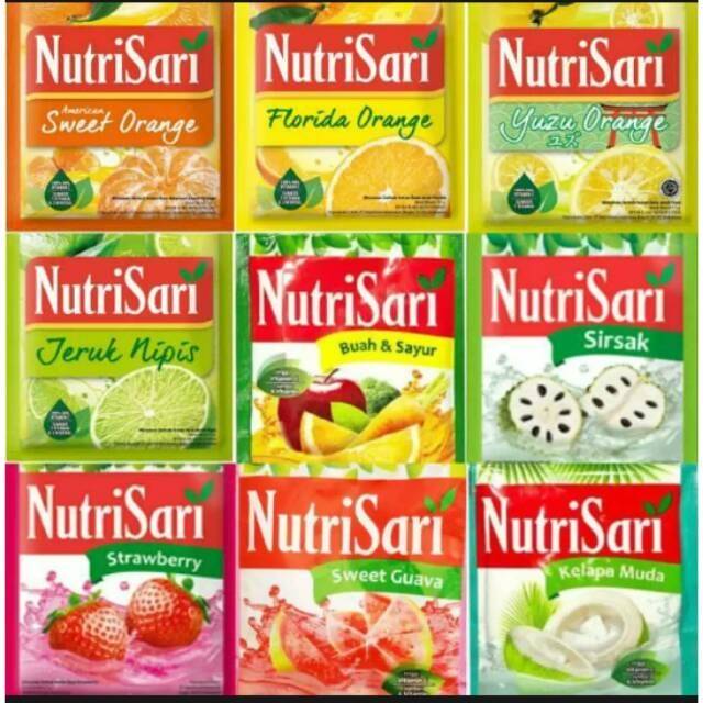 

Nutri sari Aneka Rasa 10 Sachet