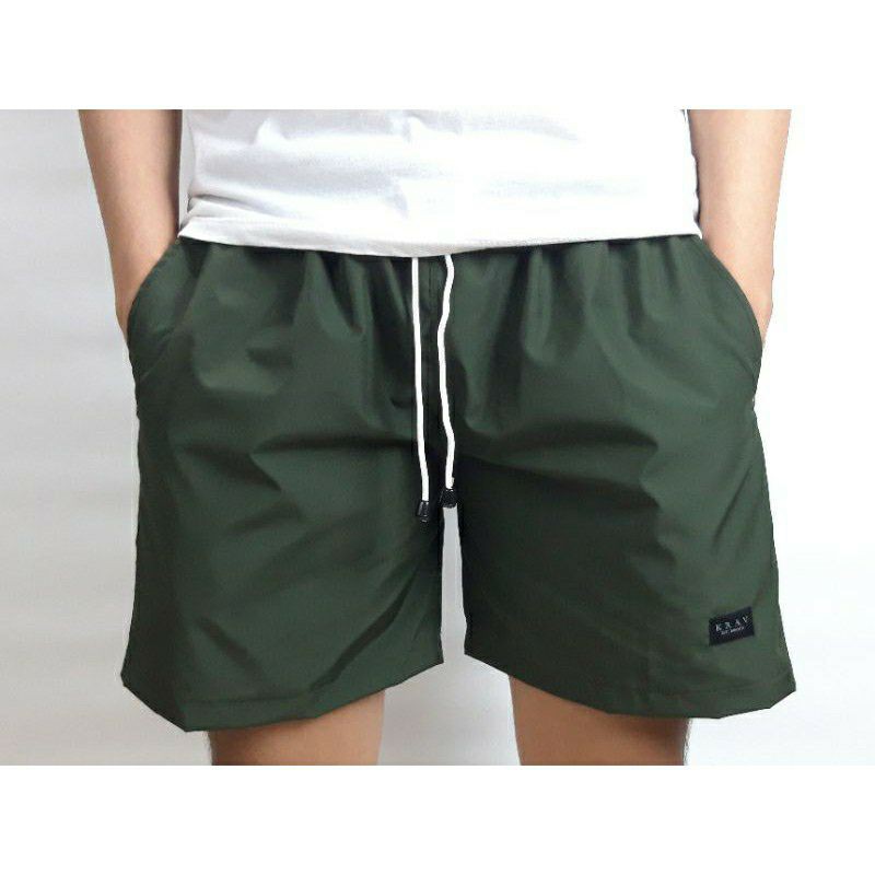 Celana Pendek Pria Hijau Army