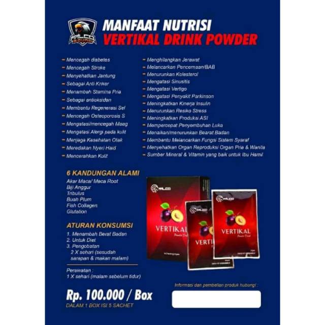 

Minuman sehat vertikal valco