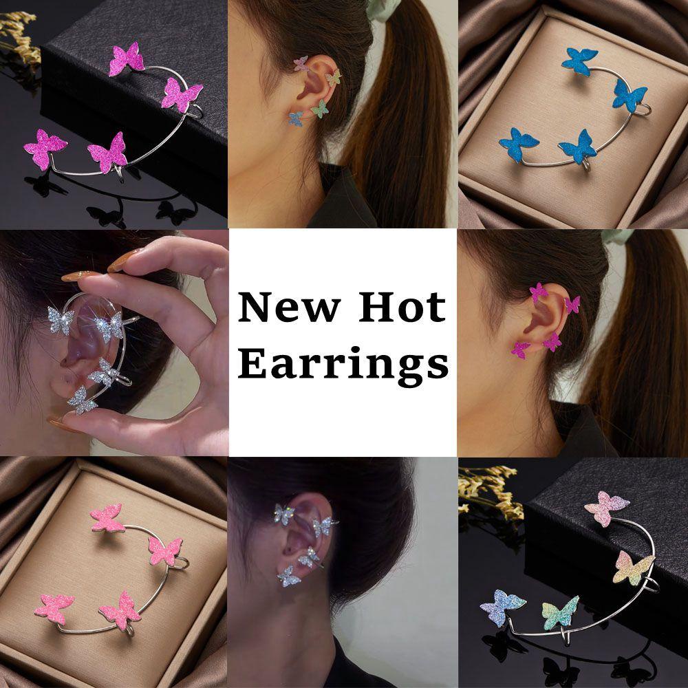 Lily Ear Wrap Perhiasan Hadiah Fashion Tanpa Tindik Anting Tragus