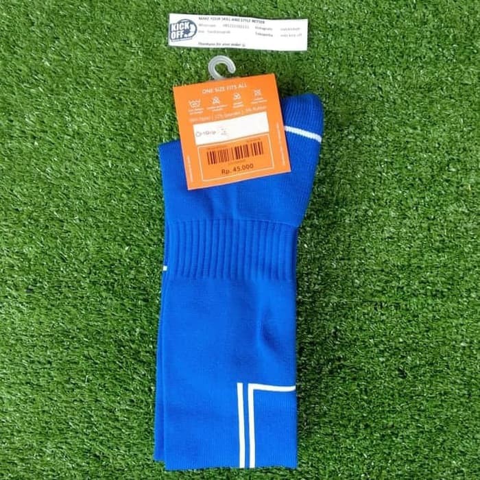 KAOS KAKI FUTSAL / BOLA ORTUSEIGHT HELIOS FB SOCKS - BLUE WHITE