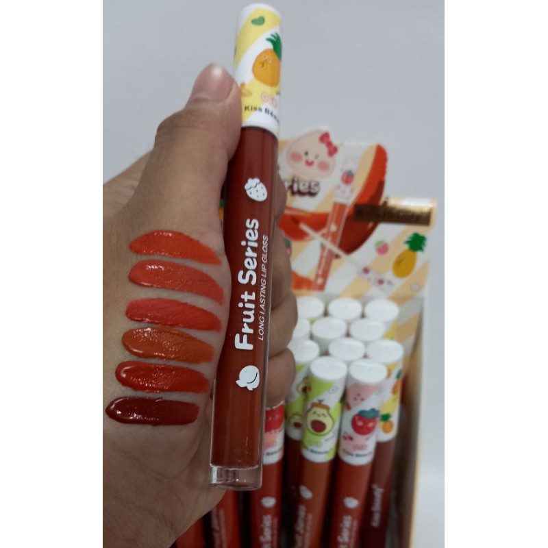 PROMO LIP GLOSS MATTE KISS  BEAUTY FRUIT SERIES 6 WARNA NO.70043-03