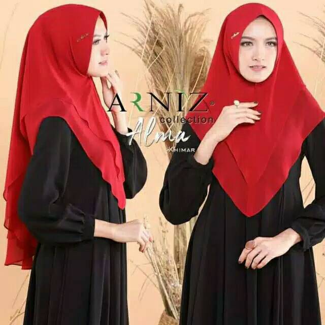 KHIMAR ALMA  PLAT ARNIZ ORI BRANDED NO KW