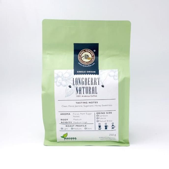 

Big Sale Opal Coffee - Longberry Natural Arabica Roasted Beans 250g Big Sale