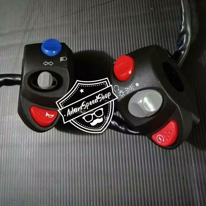 Saklar Model Domino Holder Domino set kiri dan kanan