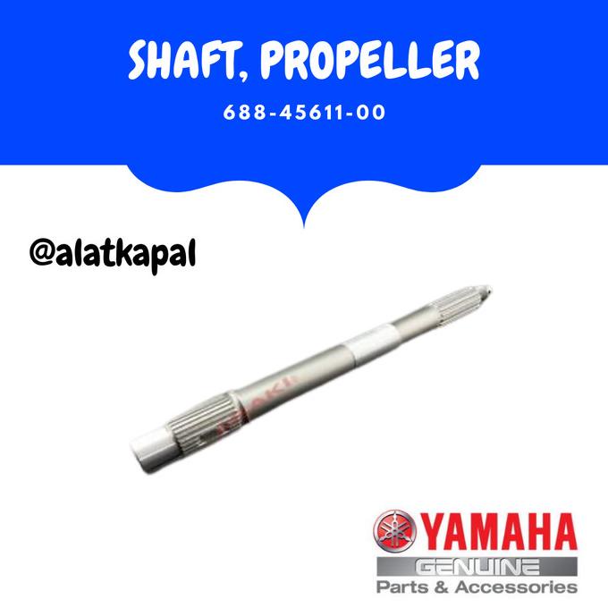 Shaft Propeller 688-45611-00 Untuk Mesin Tempel Yamaha 50-90 Pk