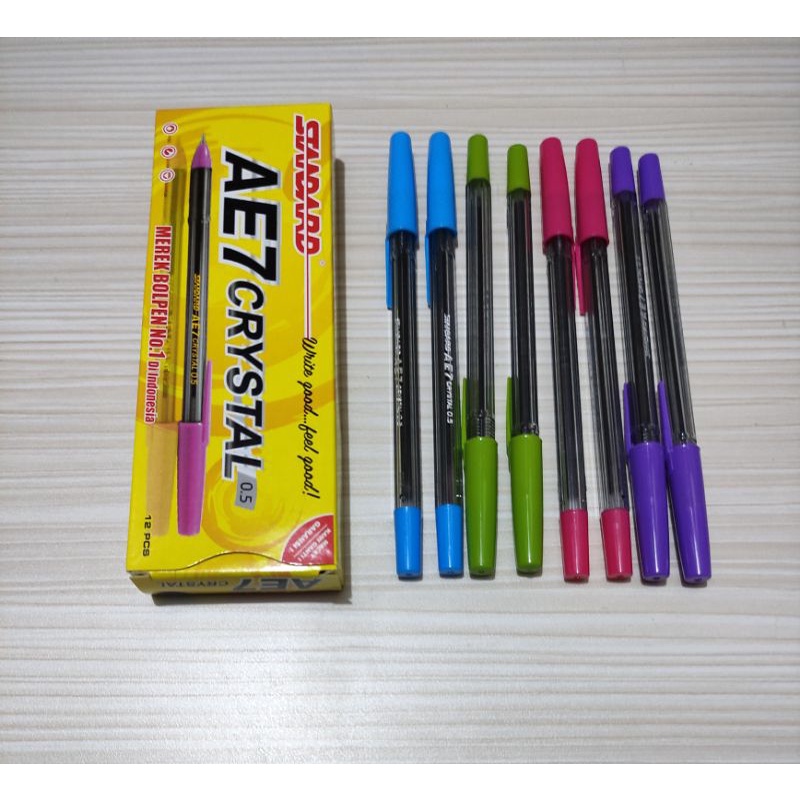 

Ballpoint/pulpen/bolpen Ae7 cristal 0,5 standard