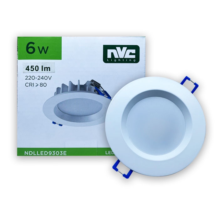 NVC LED Downlight 6 Watt 6500K / 4000K ( Putih ) 99 Ultrathin Lampu Downlight