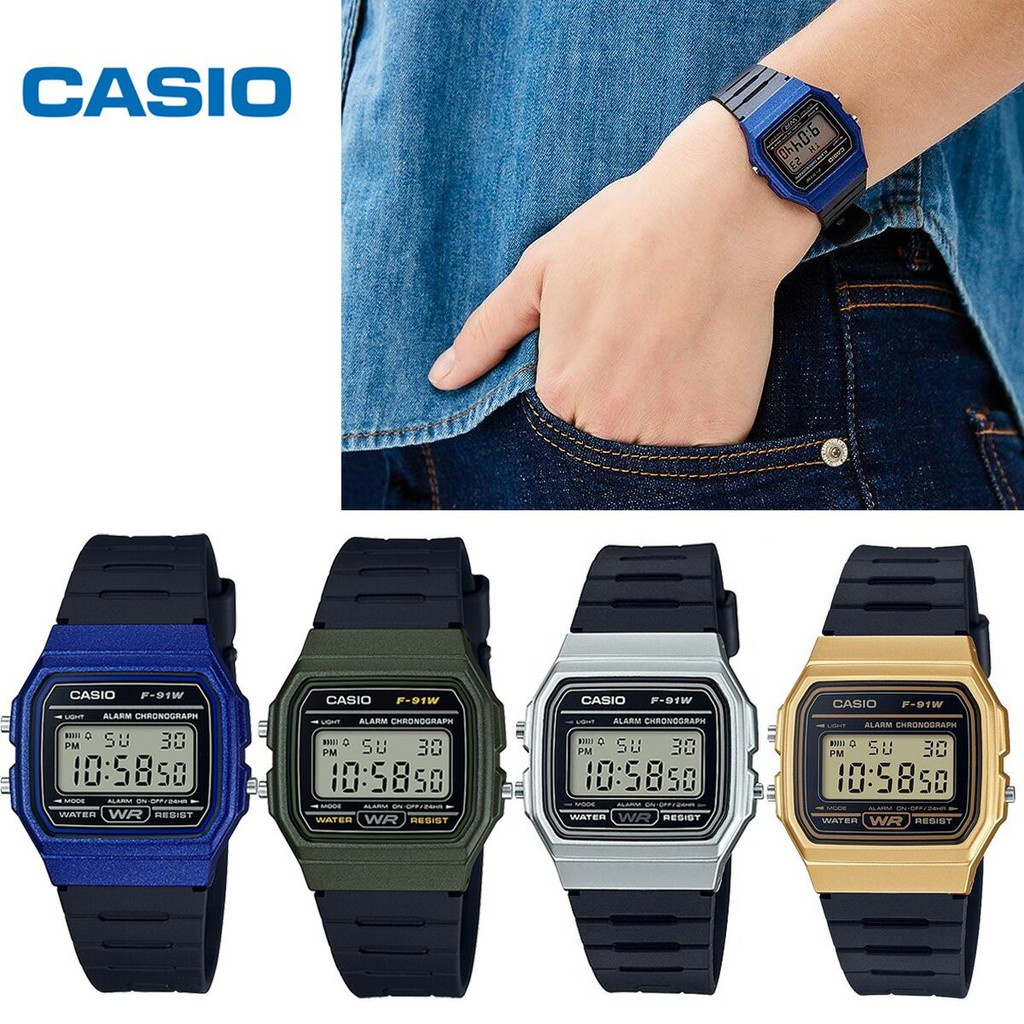JAM TANGAN CLASSIC CASIO F-91WM ORIGINAL BERGARANSI