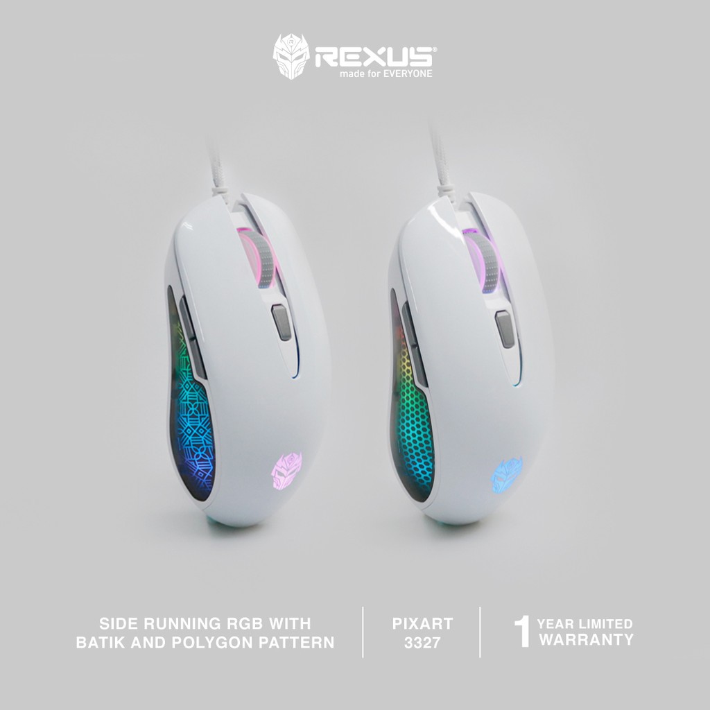 MOUSE GAMING REXUS ARSA 12400 DPI