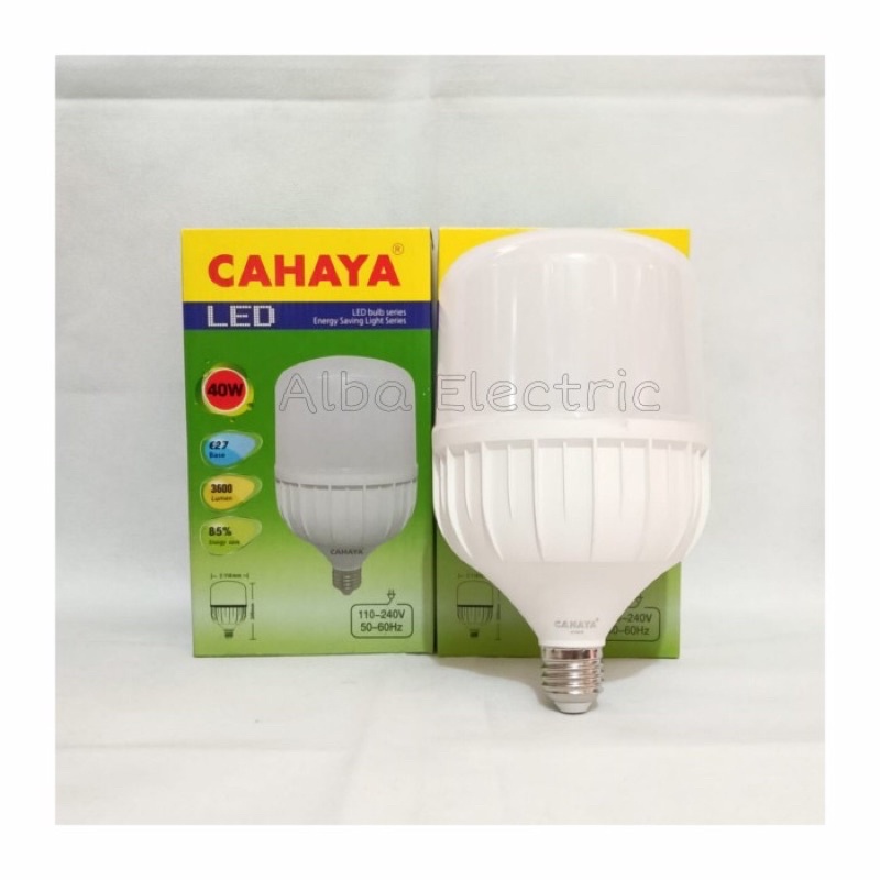 LAMPU LED 40W CAHAYA GARANSI 1 TAHUN LAMPU JALAN 40 WATT PUTIH BOHLAM LED 40W