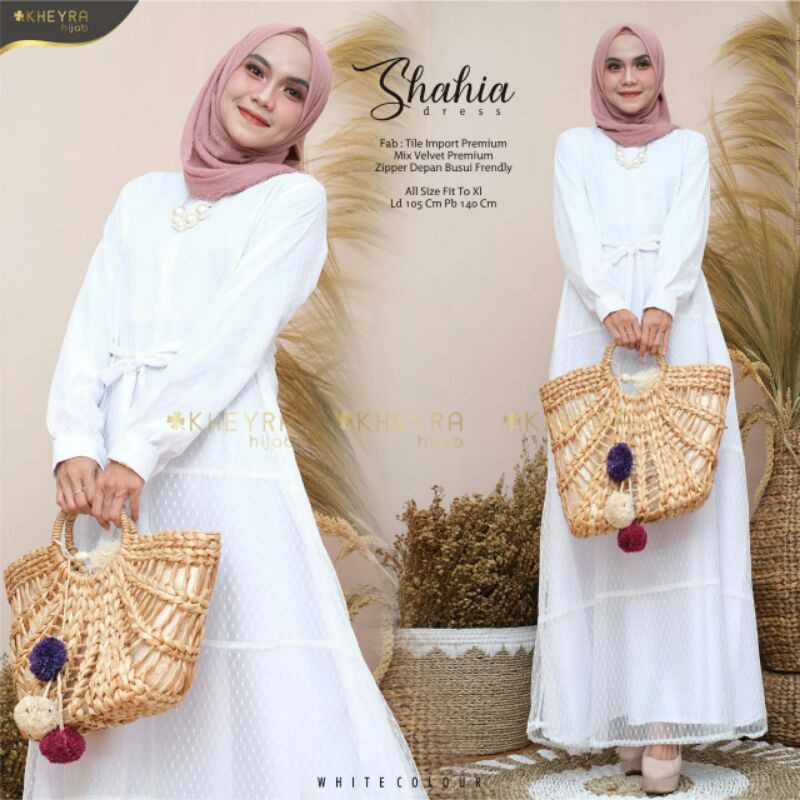 100% ORI Shahia dress by Kheyra / Ld 105 Pb 140