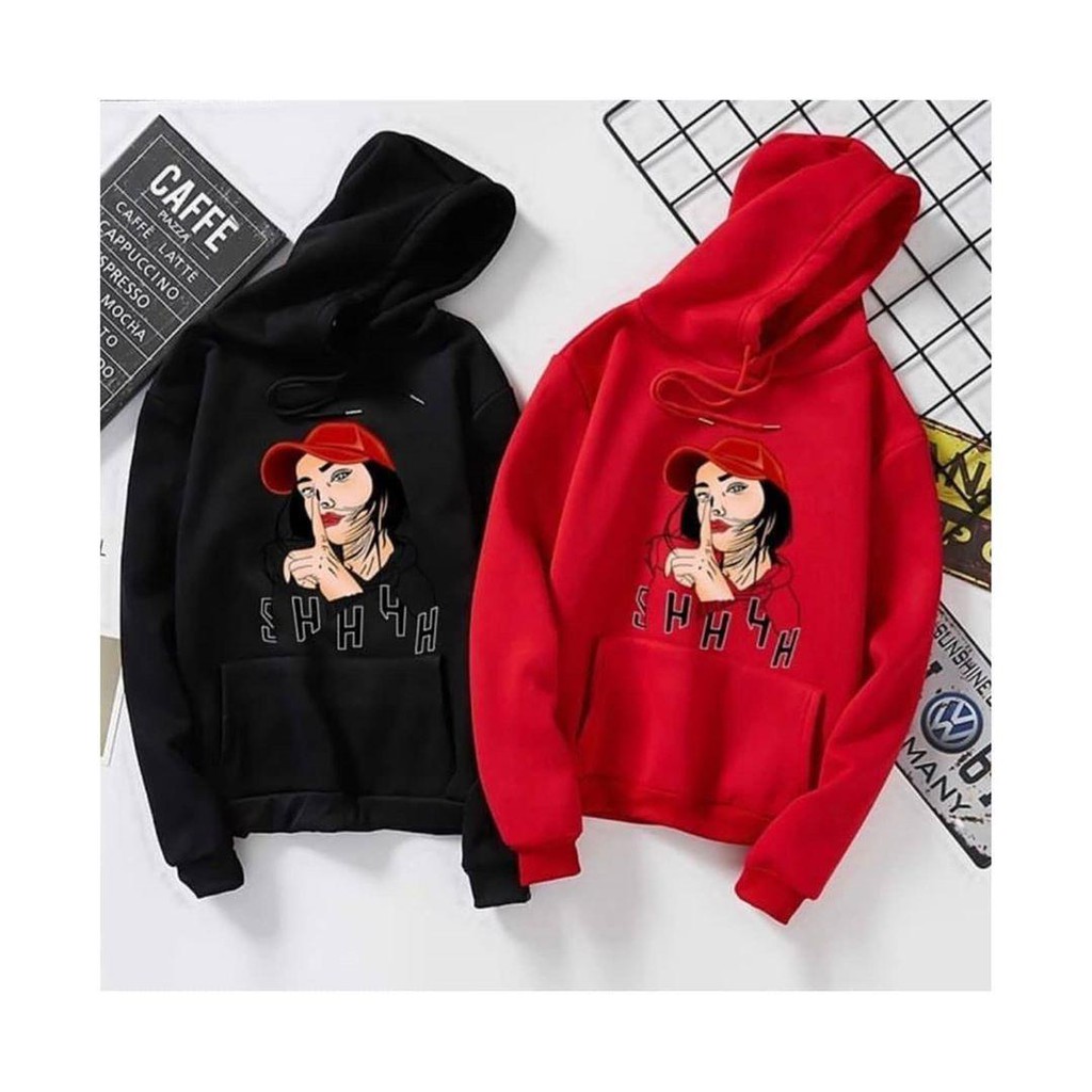 Nara Grosir - SHHH Woman Hodie | Pakaian Wanita | Sweater Terbaru