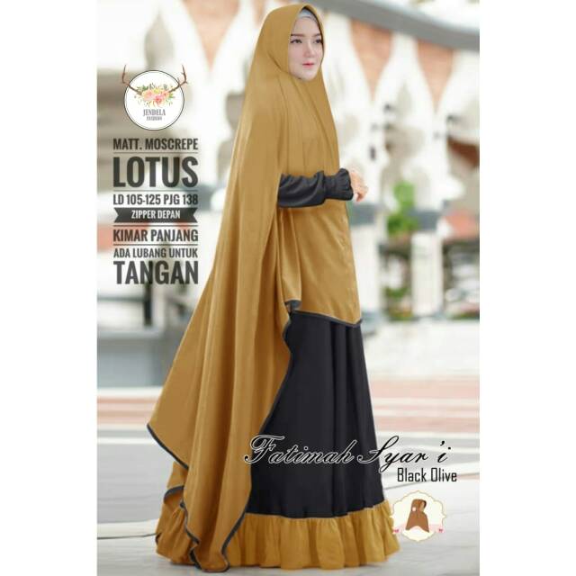 pakaian muslimah gamis syari  Fatimah Syar'i
