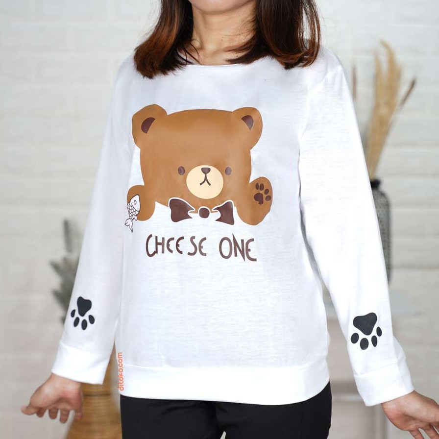 Bess - Sweater Lengan Panjang Murah / Sweater BEAR ONE