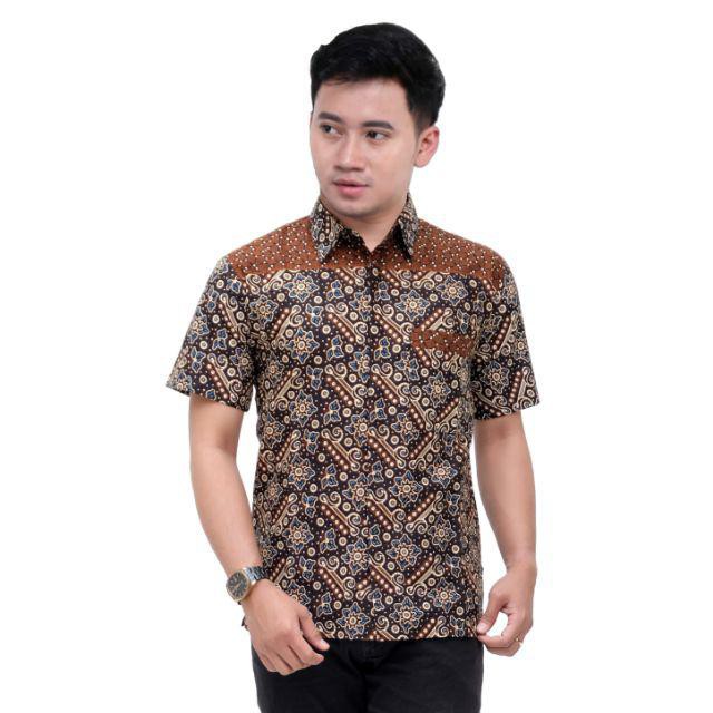 Kemeja Batik Pria Motif Mataram