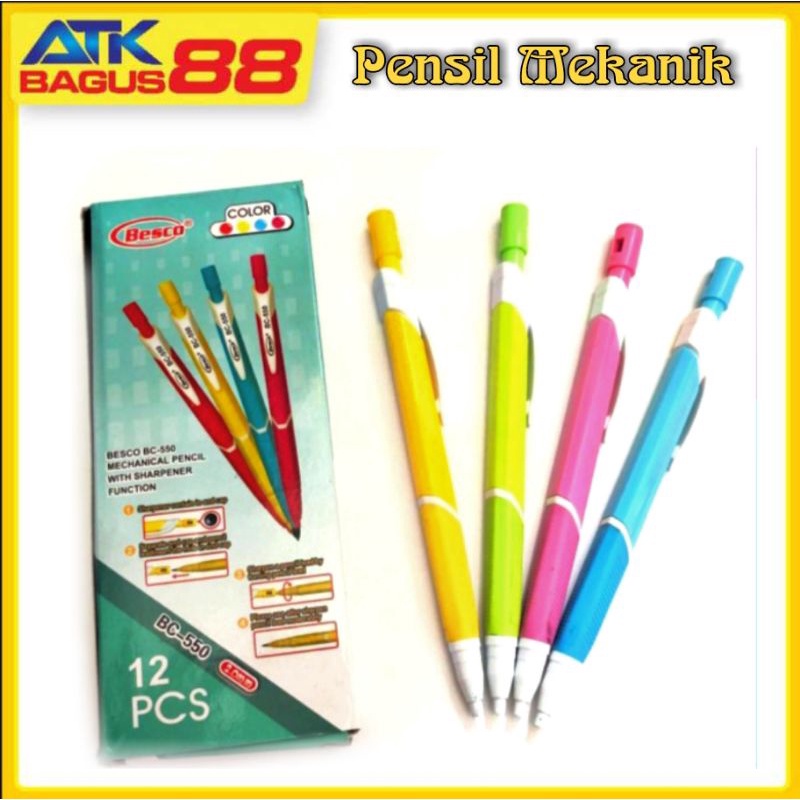 MECHANICAL PENCIL BESCO / 1 pcs PENSIL MEKANIK