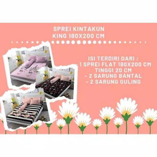 Sprei Kintakun D'luxe 180x200