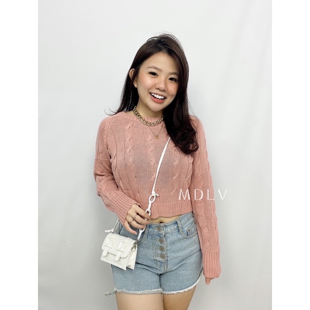 MDLV ~ BAJU RAJUT EMILY LENGAN PANJANG // ATASAN RAJUT LENGAN PANJANG CEWEK // FASHION WANITA