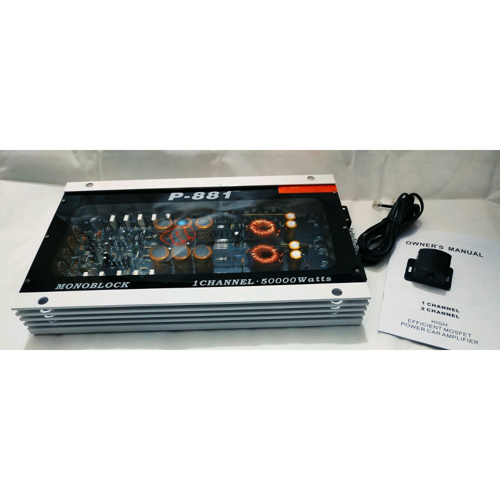 HADIR MONOBLOCK THE PUNCH P‐881 ‐ POWER MONOBLOCK BERGARANSI - AUDIO & VIDEO MOBIL - AKSESORIS INTE-