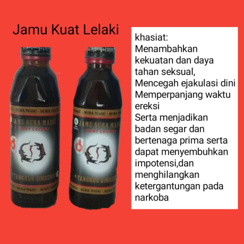 Jamu Tangkur Gingseng SURAMADU KUAT LELAKI 150ML