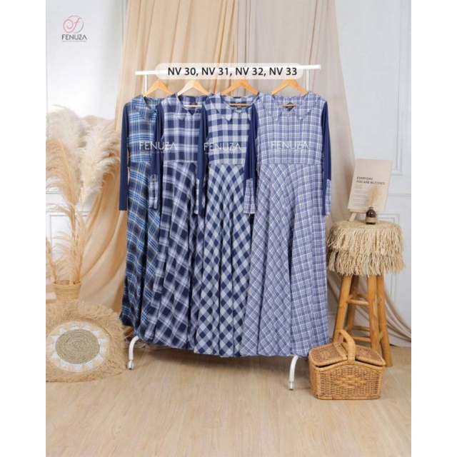 READY STOO FREYA DRESS BY FENUZA MUSLIM WEAR