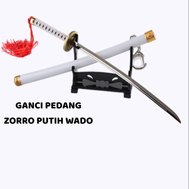 Jual Gantungan Kunci Pedang Zorro Putih Wado Shopee Indonesia