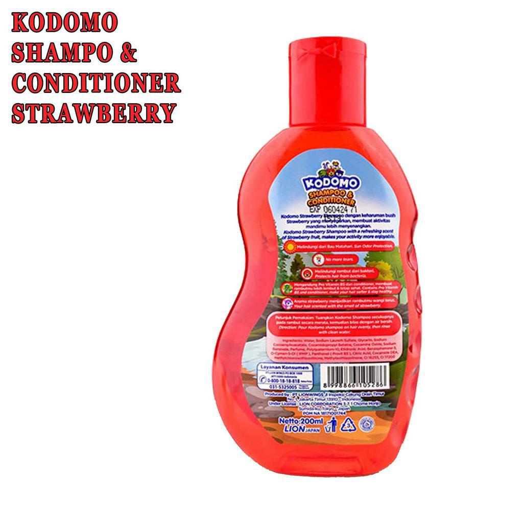 Shampo &amp; Conditioner* Kodomo* Shampo Rambut* Strawberry* 200ml