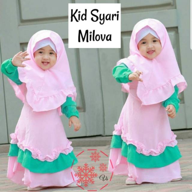 XC - Maxi Milova Kids / Maxi Anak / Gamis Anak / Maxi Anak Cantik / Gamis Anak Cewek