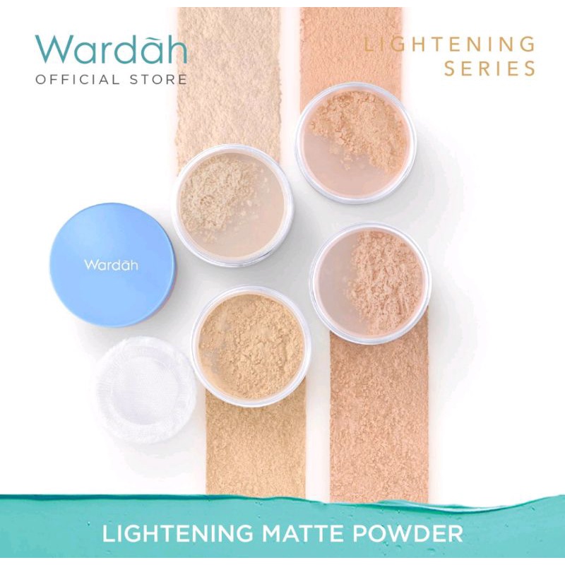 Wardah Lightening Matte Powder / Wardah Bedak Tabur