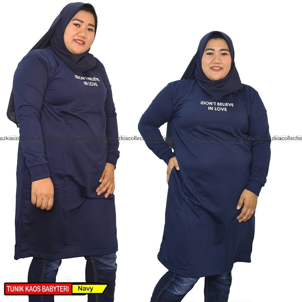 TUNIK KAOS JUMBO WANITA