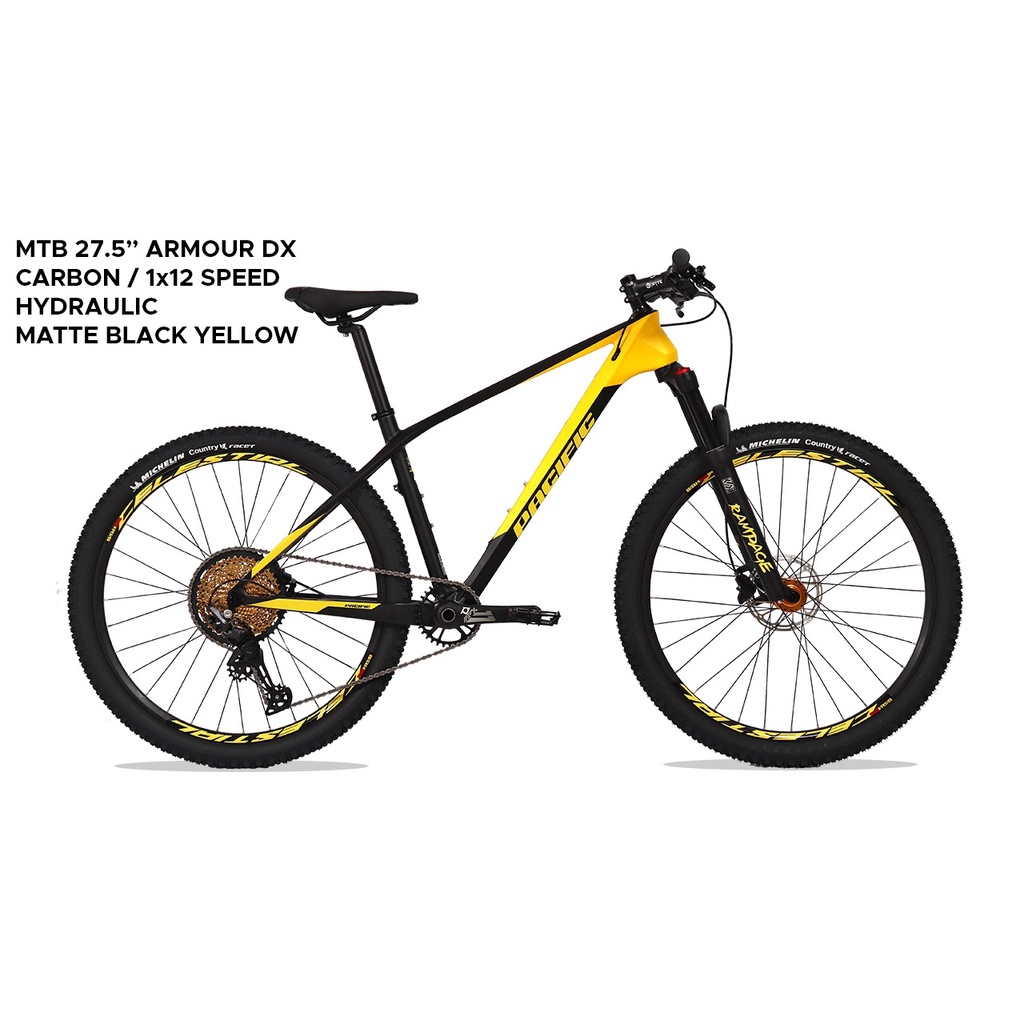 Sepeda 27.5 mtb armour dx pacific size L