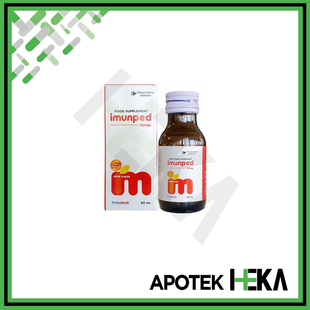 Imunped Syrup 60 ml - Mengandung Zinc dan Vitamin C Untuk Anak (SEMARANG)