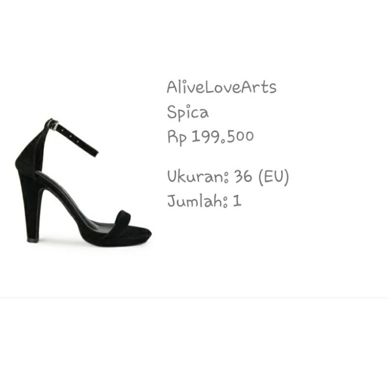 PRELOVED Sepatu stacato by AliveLoveArts size 36