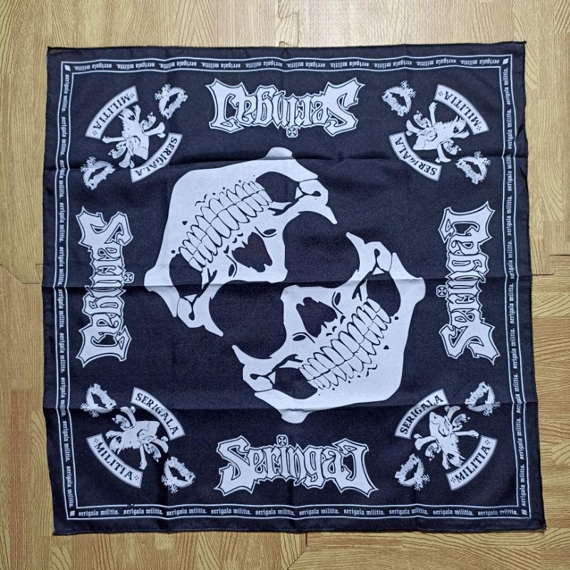 SLAYER BANDANA SERINGAI / SERIGALA MILITIA PREMIUM BEST QUALITY