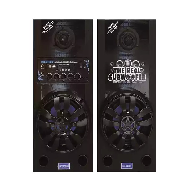 Indextron IT-722 Speaker Aktif - USB - Radio FM - Karaoke - PMPO 18.700 Watt The Real Subwoofer